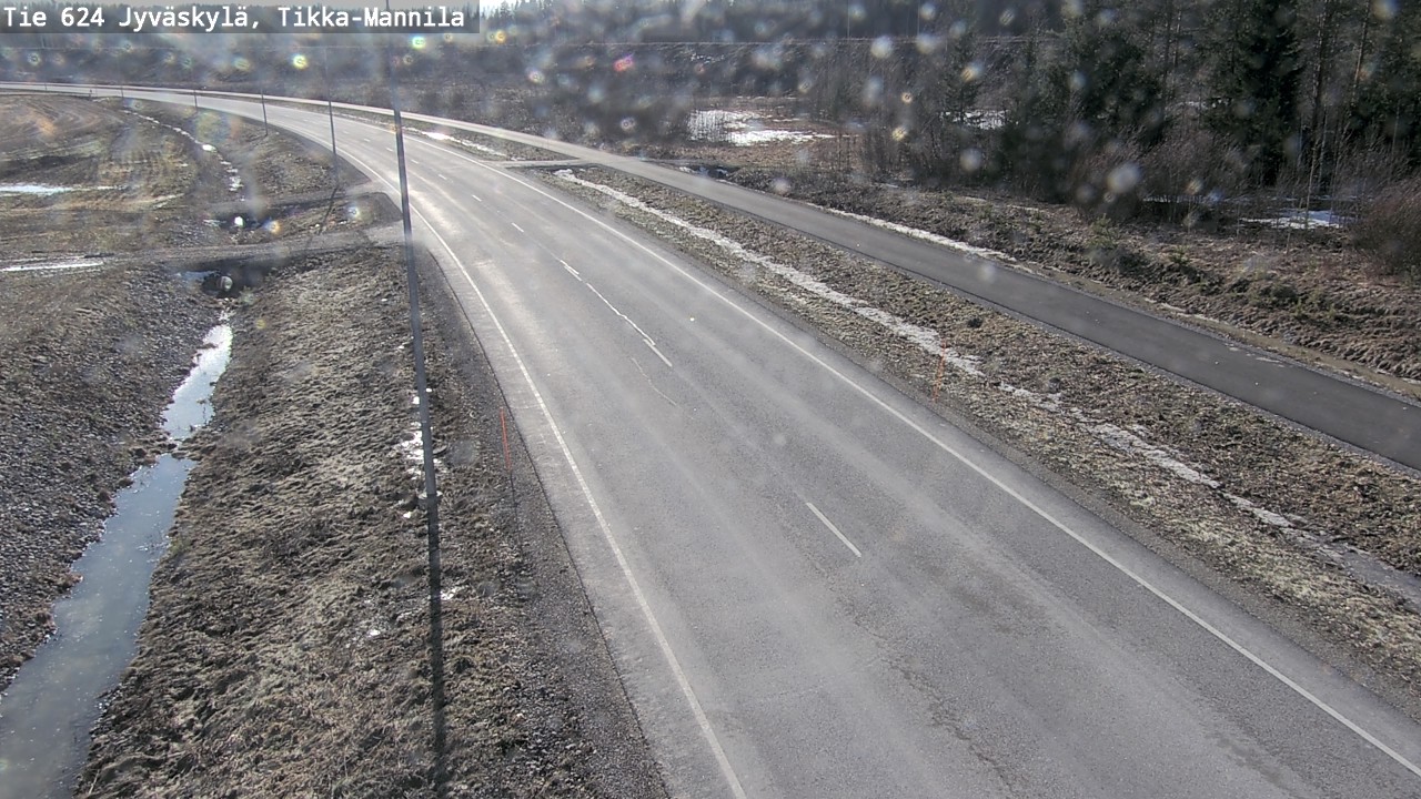 Weather Camera Image Väg 624 Jyväskylä, Tikka-Mannila, Jyväskylä, Keski-Suomi