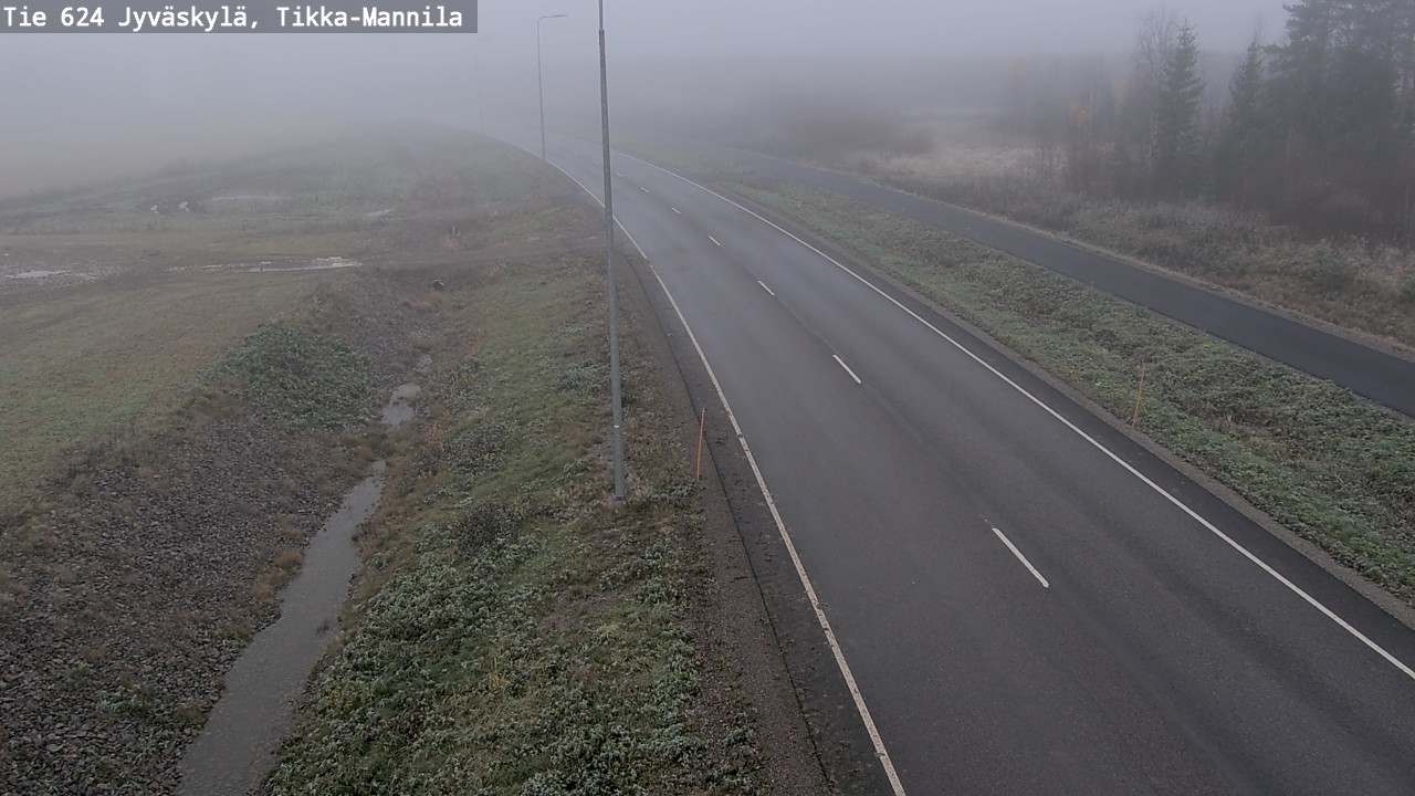 Kelikamerat Kuva Tie 624 Jyväskylä, Tikka-Mannila, Jyväskylä, Keski-Suomi