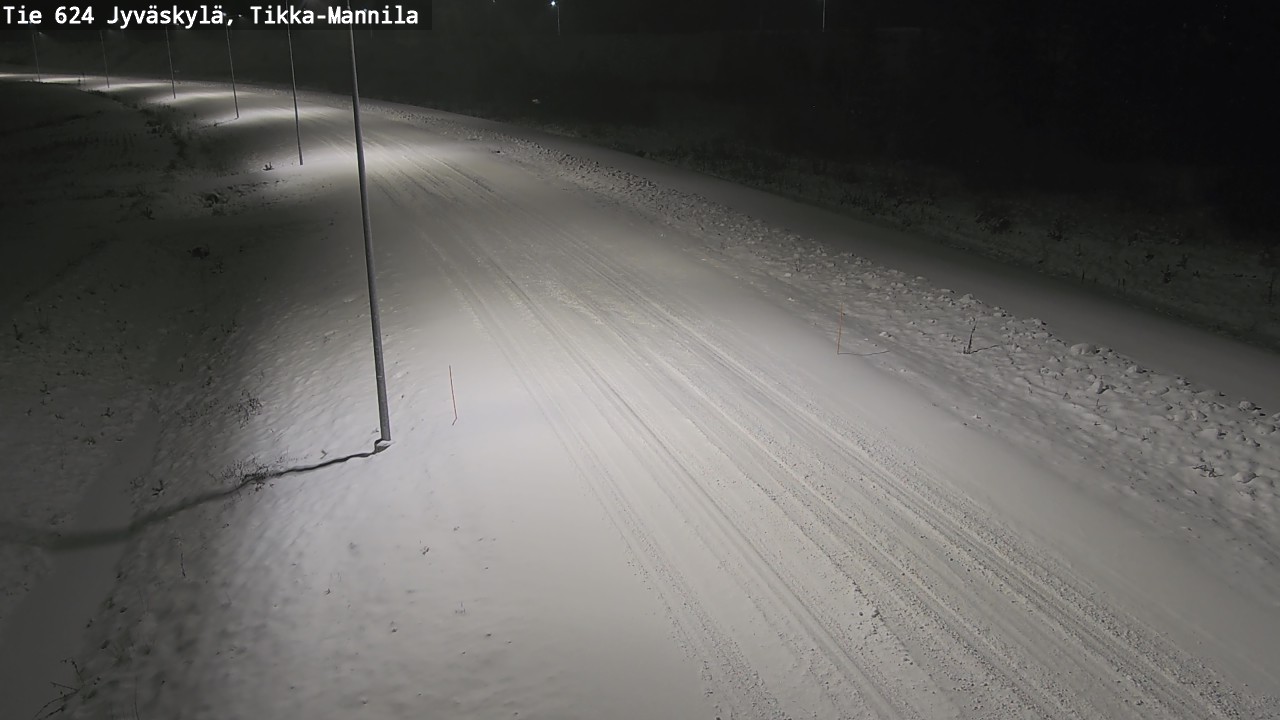 Kelikamerat Kuva Tie 624 Jyväskylä, Tikka-Mannila, Jyväskylä, Keski-Suomi