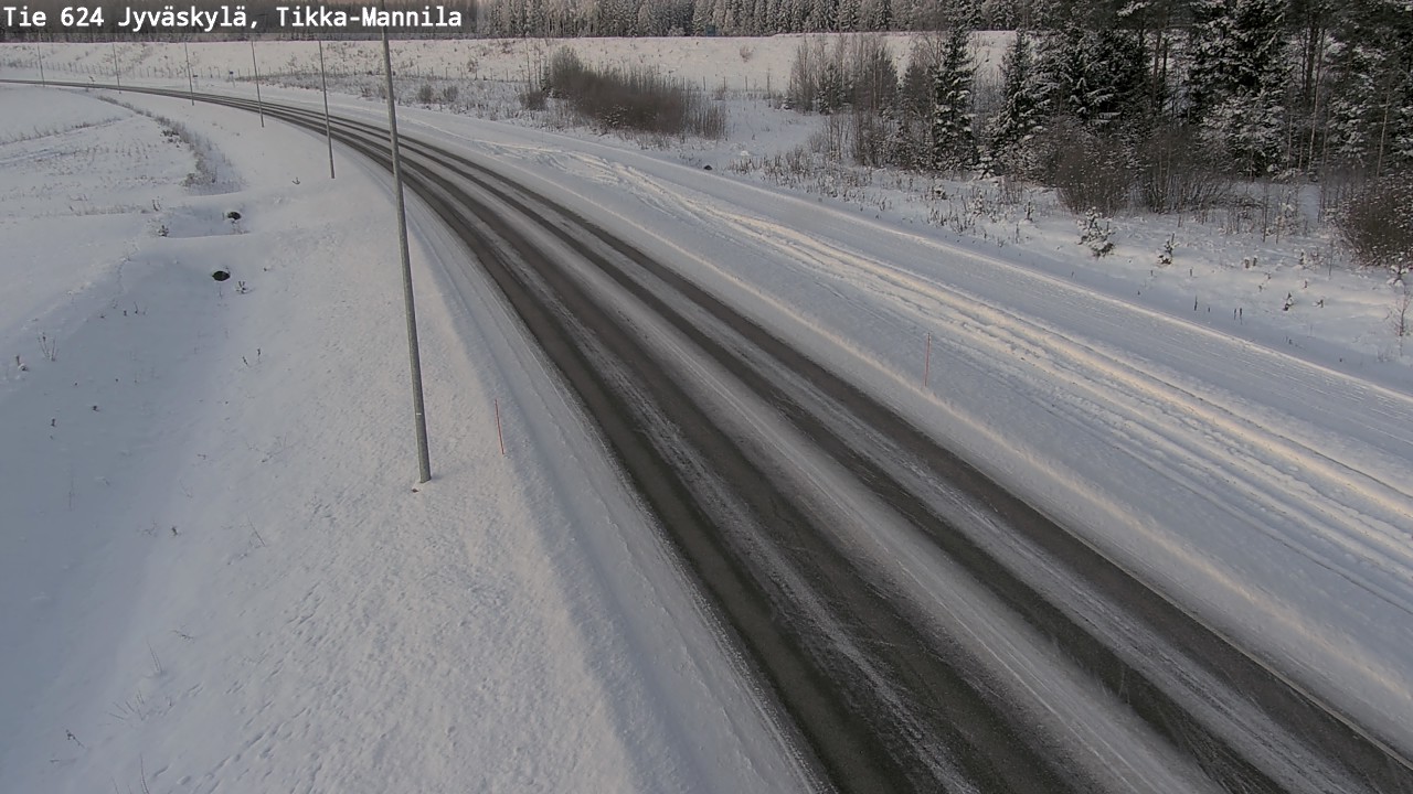 Kelikamerat Kuva Tie 624 Jyväskylä, Tikka-Mannila, Jyväskylä, Keski-Suomi
