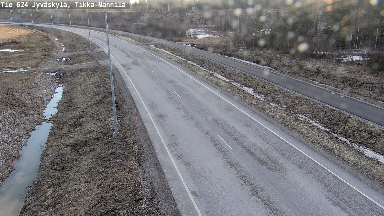 Weather Camera Image Road 624 Jyväskylä, Tikka-Mannila, Jyväskylä, Keski-Suomi