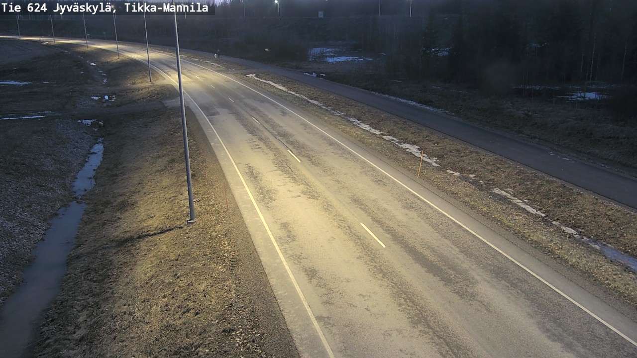 Weather Camera Image Road 624 Jyväskylä, Tikka-Mannila, Jyväskylä, Keski-Suomi