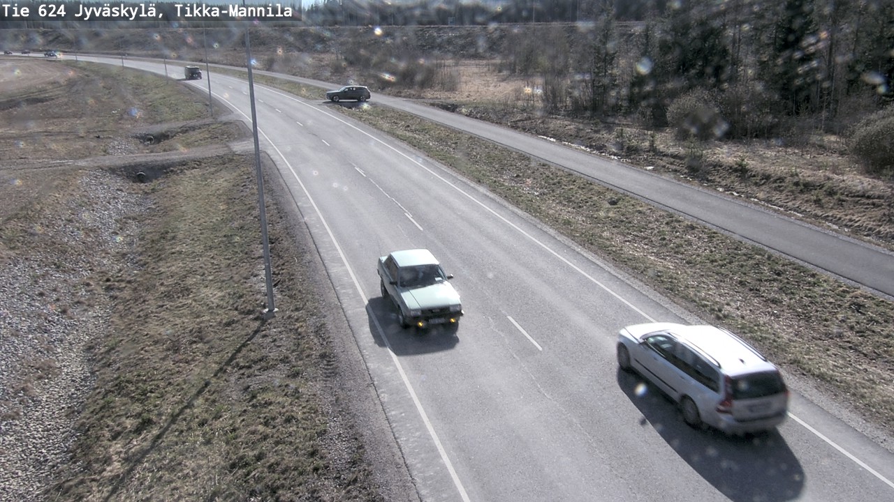 Weather Camera Image Road 624 Jyväskylä, Tikka-Mannila, Jyväskylä, Keski-Suomi