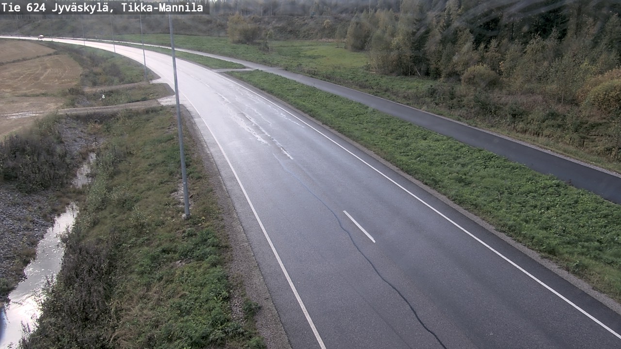 Weather Camera Image Road 624 Jyväskylä, Tikka-Mannila, Jyväskylä, Keski-Suomi