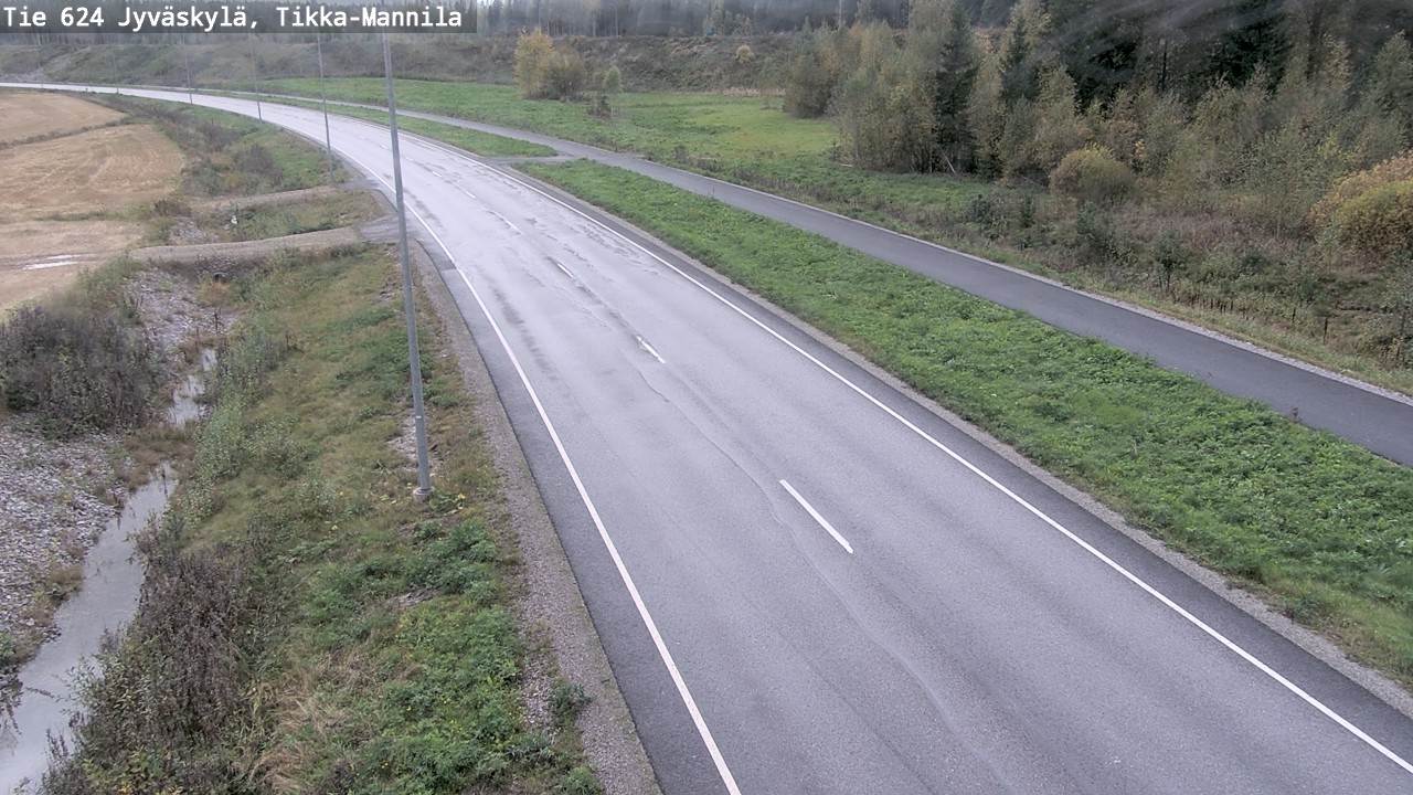 Weather Camera Image Road 624 Jyväskylä, Tikka-Mannila, Jyväskylä, Keski-Suomi