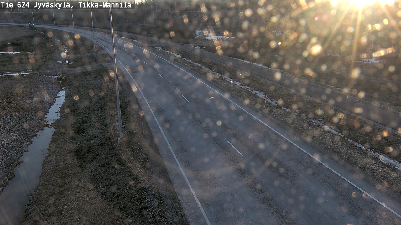 Weather Camera Image Road 624 Jyväskylä, Tikka-Mannila, Jyväskylä, Keski-Suomi