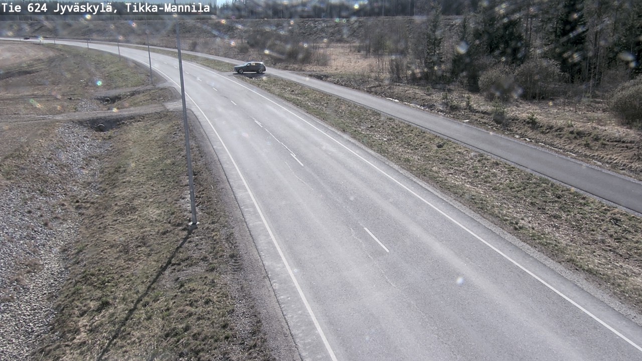 Weather Camera Image Road 624 Jyväskylä, Tikka-Mannila, Jyväskylä, Keski-Suomi