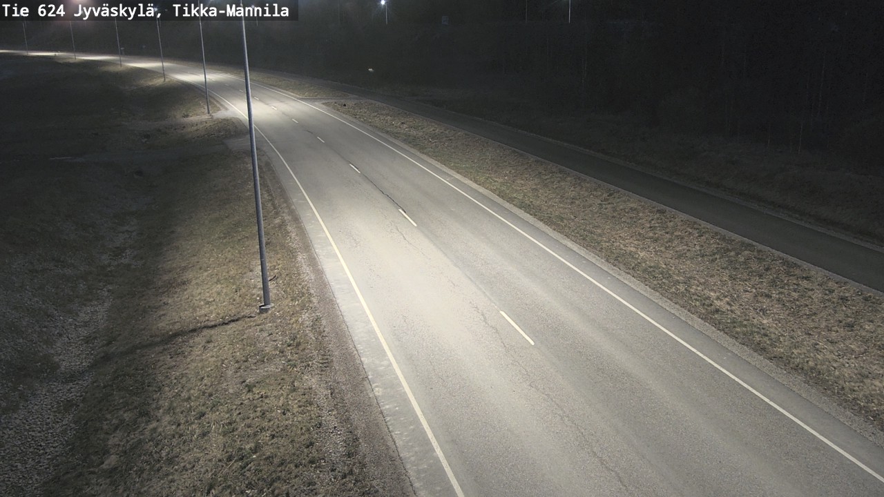 Weather Camera Image Road 624 Jyväskylä, Tikka-Mannila, Jyväskylä, Keski-Suomi