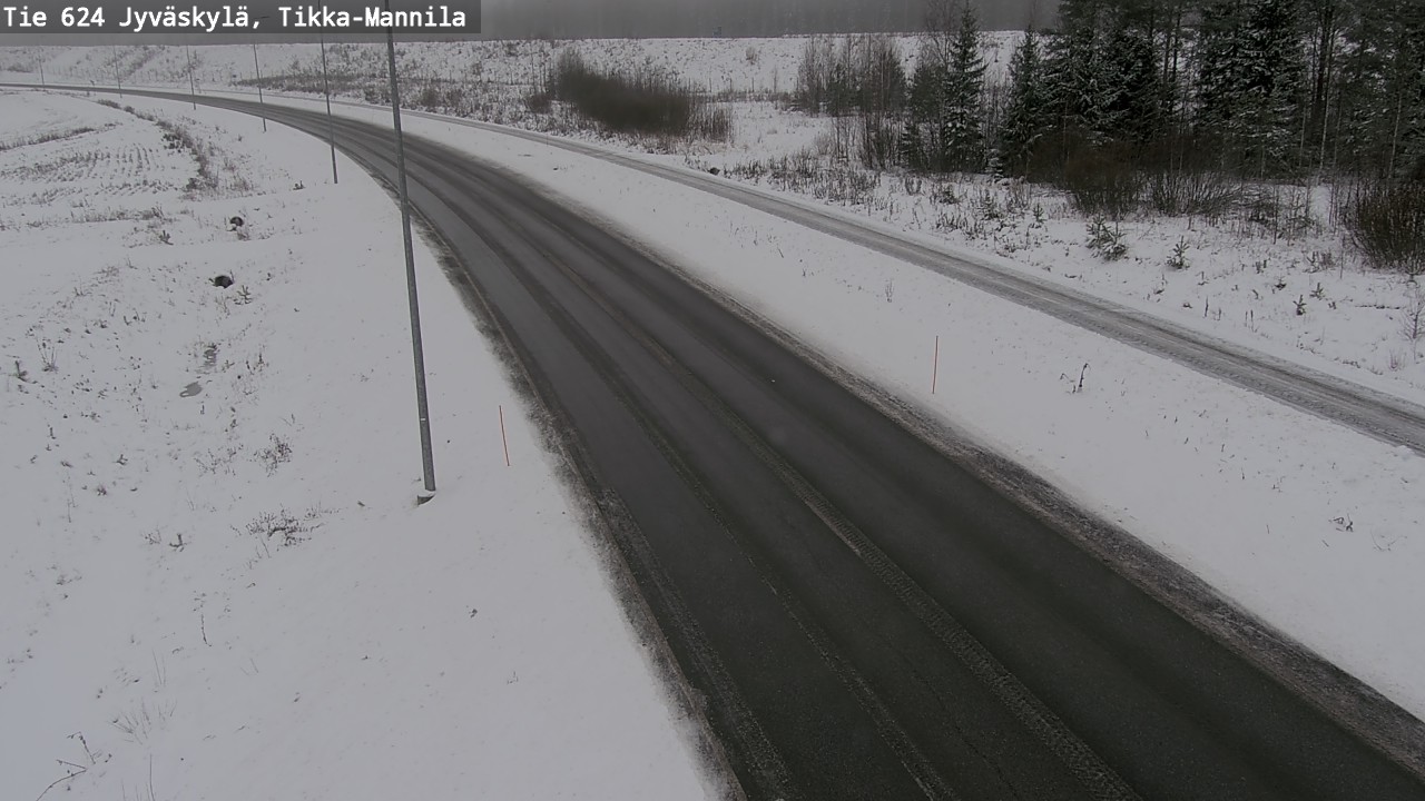 Kelikamerat Kuva Tie 624 Jyväskylä, Tikka-Mannila, Jyväskylä, Keski-Suomi