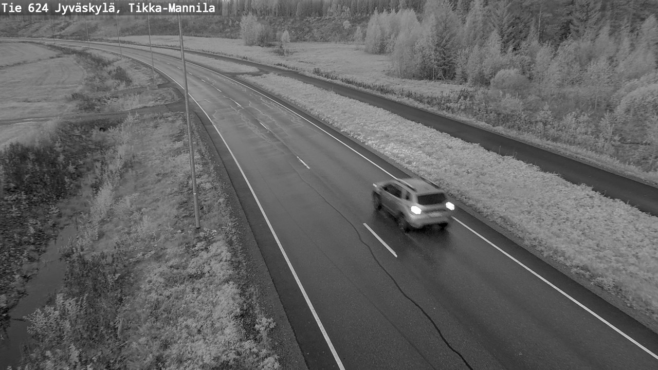 Weather Camera Image Road 624 Jyväskylä, Tikka-Mannila, Jyväskylä, Keski-Suomi