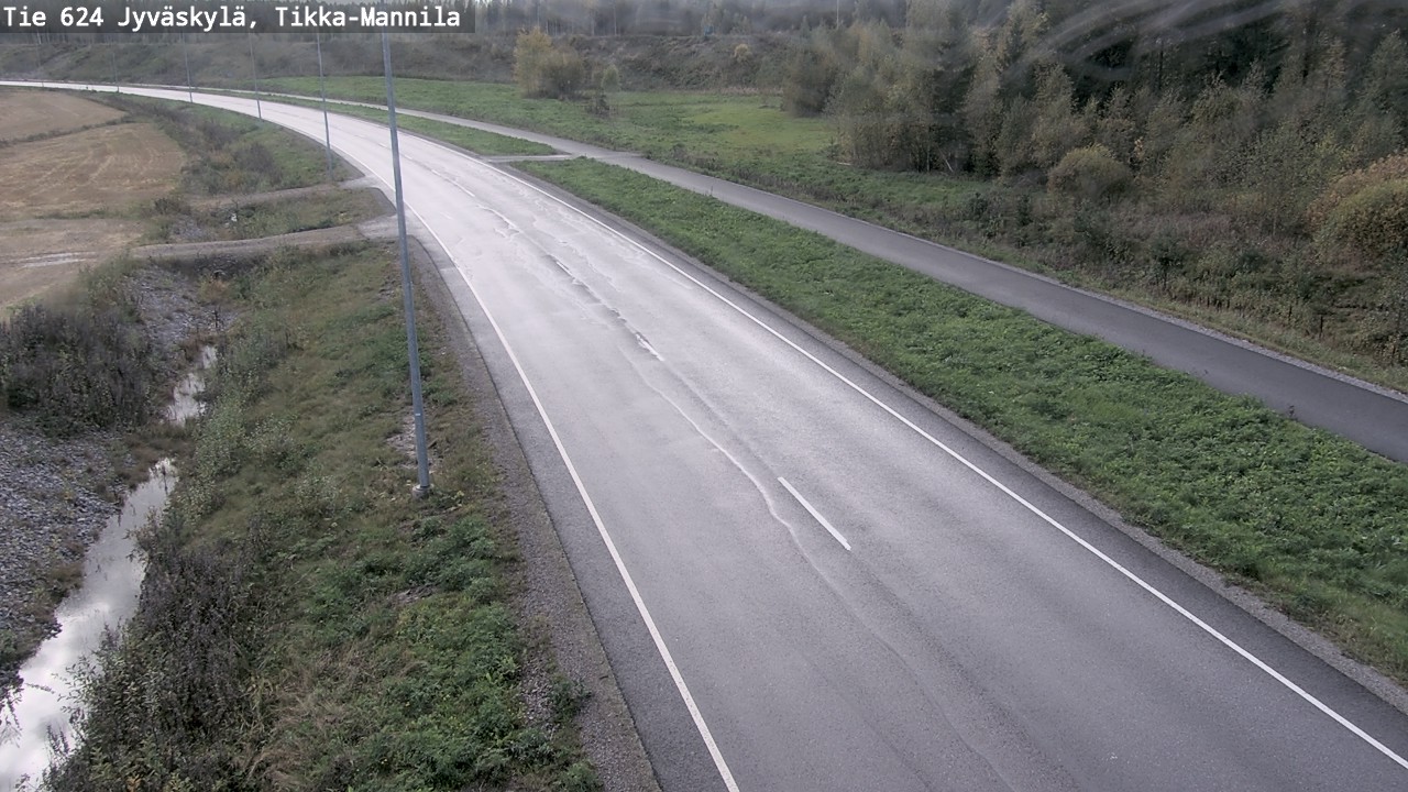 Weather Camera Image Road 624 Jyväskylä, Tikka-Mannila, Jyväskylä, Keski-Suomi
