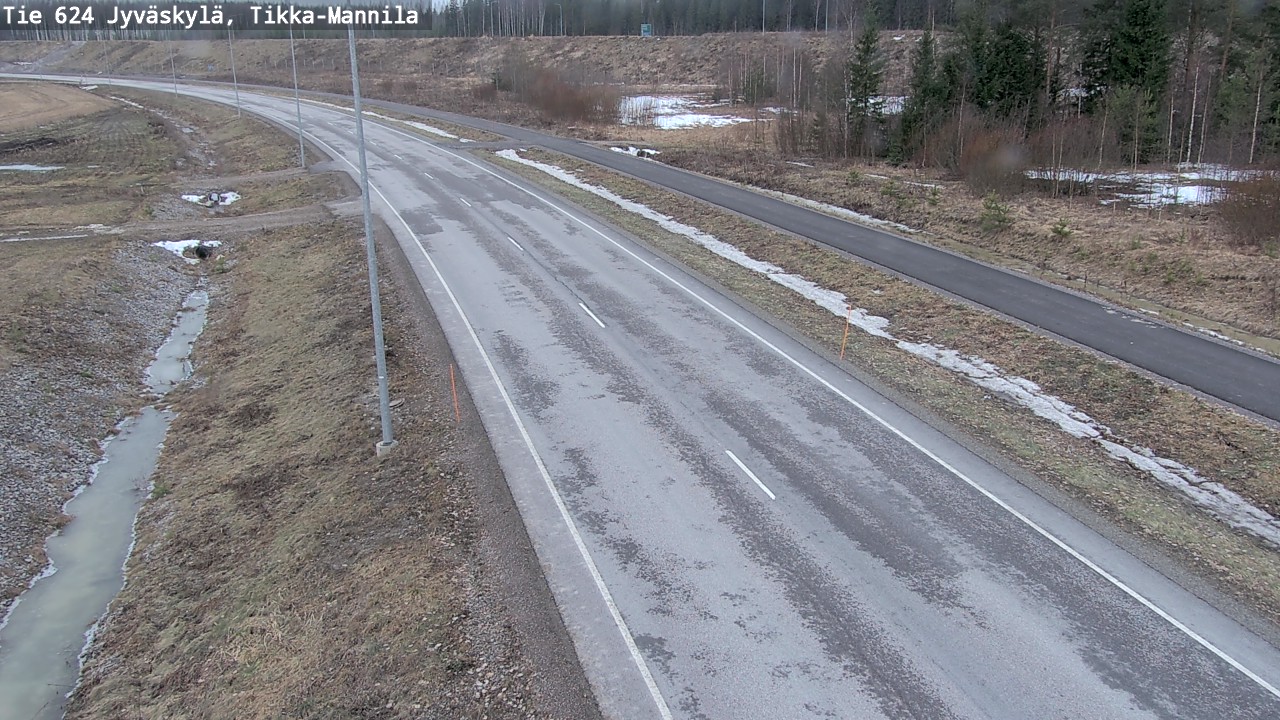 Kelikamerat Kuva Tie 624 Jyväskylä, Tikka-Mannila, Jyväskylä, Keski-Suomi
