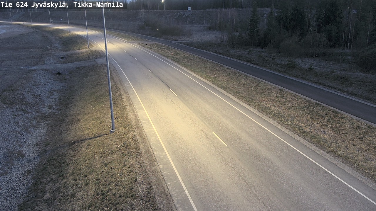 Weather Camera Image Road 624 Jyväskylä, Tikka-Mannila, Jyväskylä, Keski-Suomi