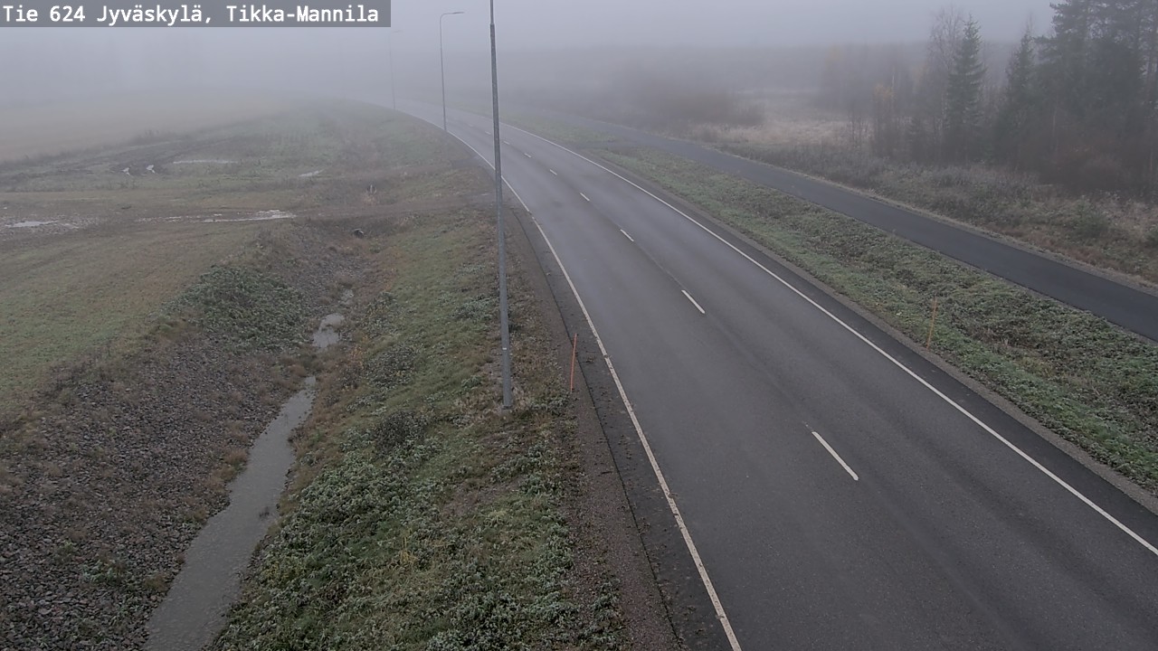 Kelikamerat Kuva Tie 624 Jyväskylä, Tikka-Mannila, Jyväskylä, Keski-Suomi