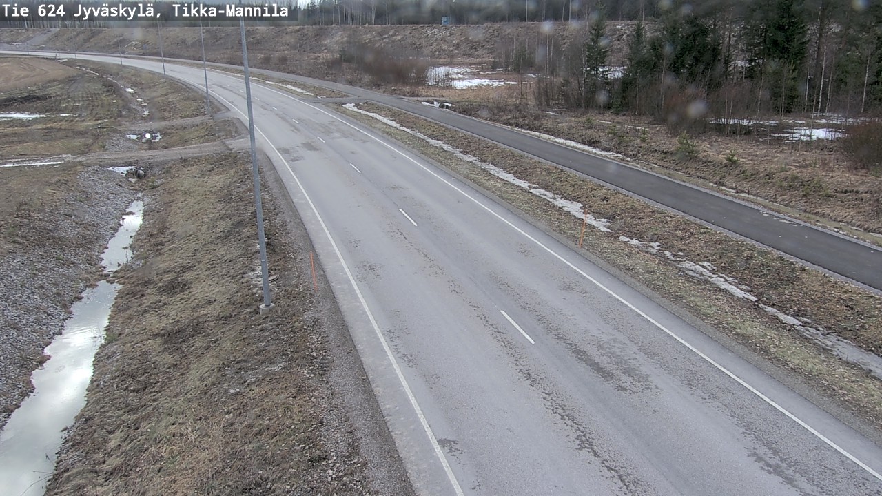 Weather Camera Image Väg 624 Jyväskylä, Tikka-Mannila, Jyväskylä, Keski-Suomi