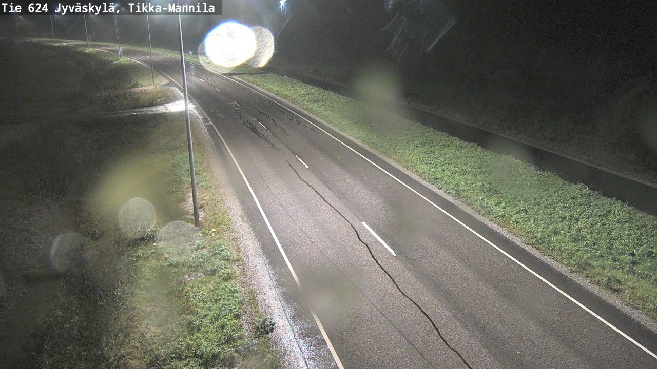 Weather Camera Image Road 624 Jyväskylä, Tikka-Mannila, Jyväskylä, Keski-Suomi