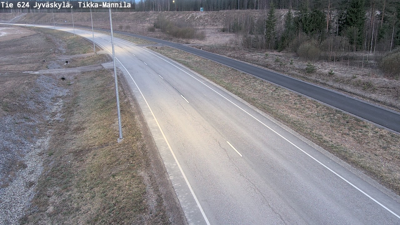 Weather Camera Image Road 624 Jyväskylä, Tikka-Mannila, Jyväskylä, Keski-Suomi