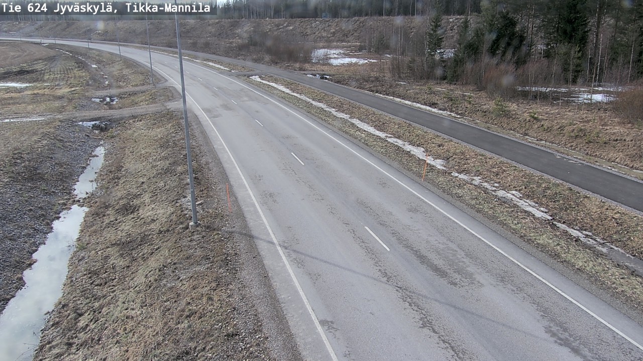 Kelikamerat Kuva Tie 624 Jyväskylä, Tikka-Mannila, Jyväskylä, Keski-Suomi