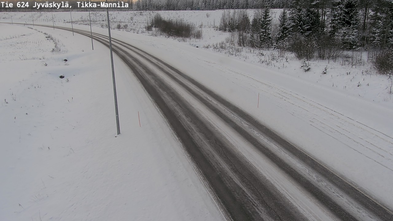Kelikamerat Kuva Tie 624 Jyväskylä, Tikka-Mannila, Jyväskylä, Keski-Suomi
