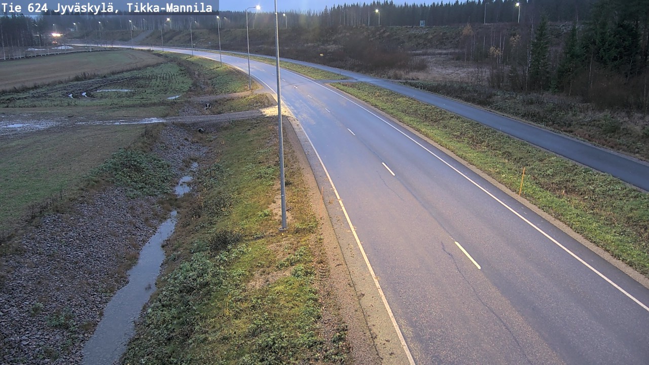 Kelikamerat Kuva Tie 624 Jyväskylä, Tikka-Mannila, Jyväskylä, Keski-Suomi