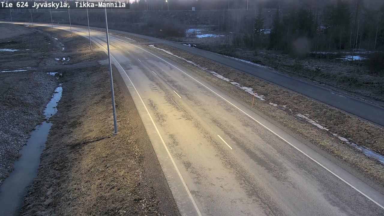 Weather Camera Image Road 624 Jyväskylä, Tikka-Mannila, Jyväskylä, Keski-Suomi