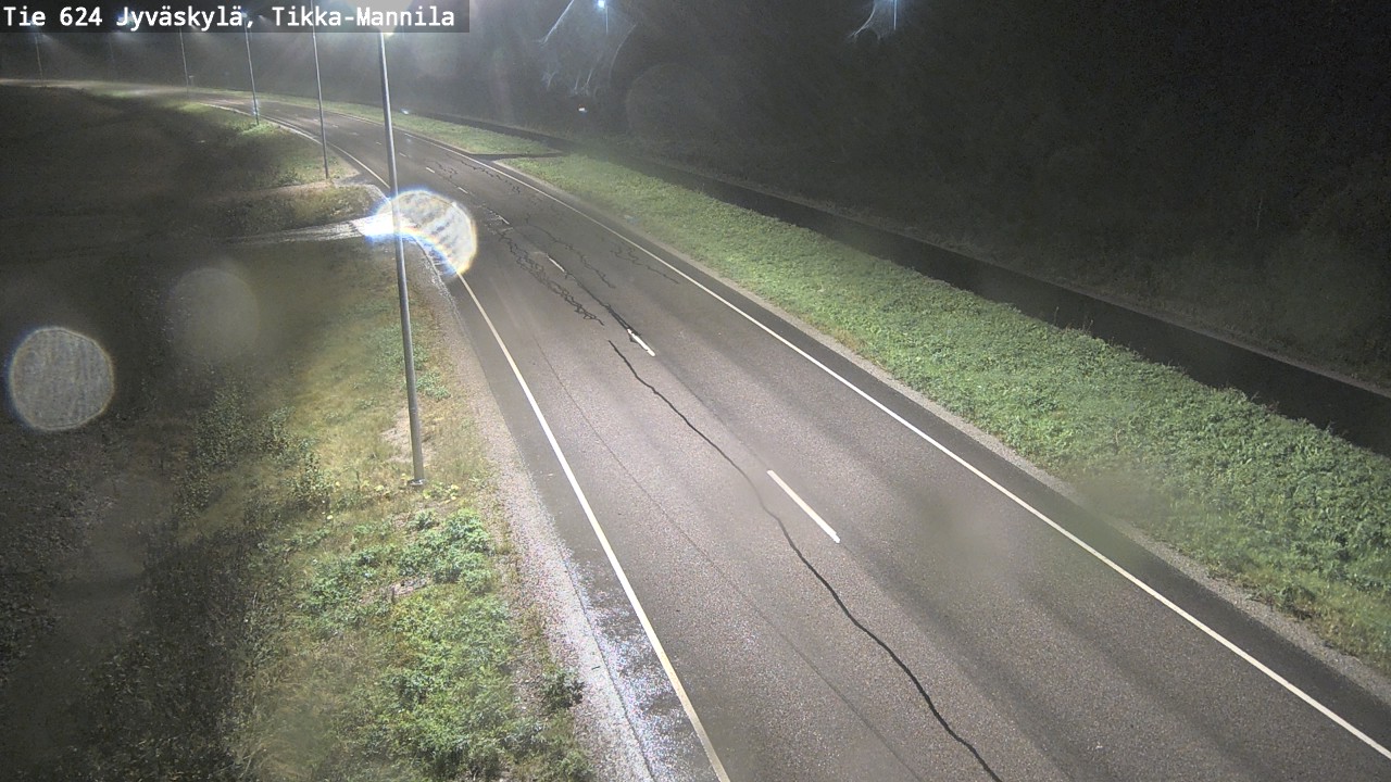 Weather Camera Image Road 624 Jyväskylä, Tikka-Mannila, Jyväskylä, Keski-Suomi