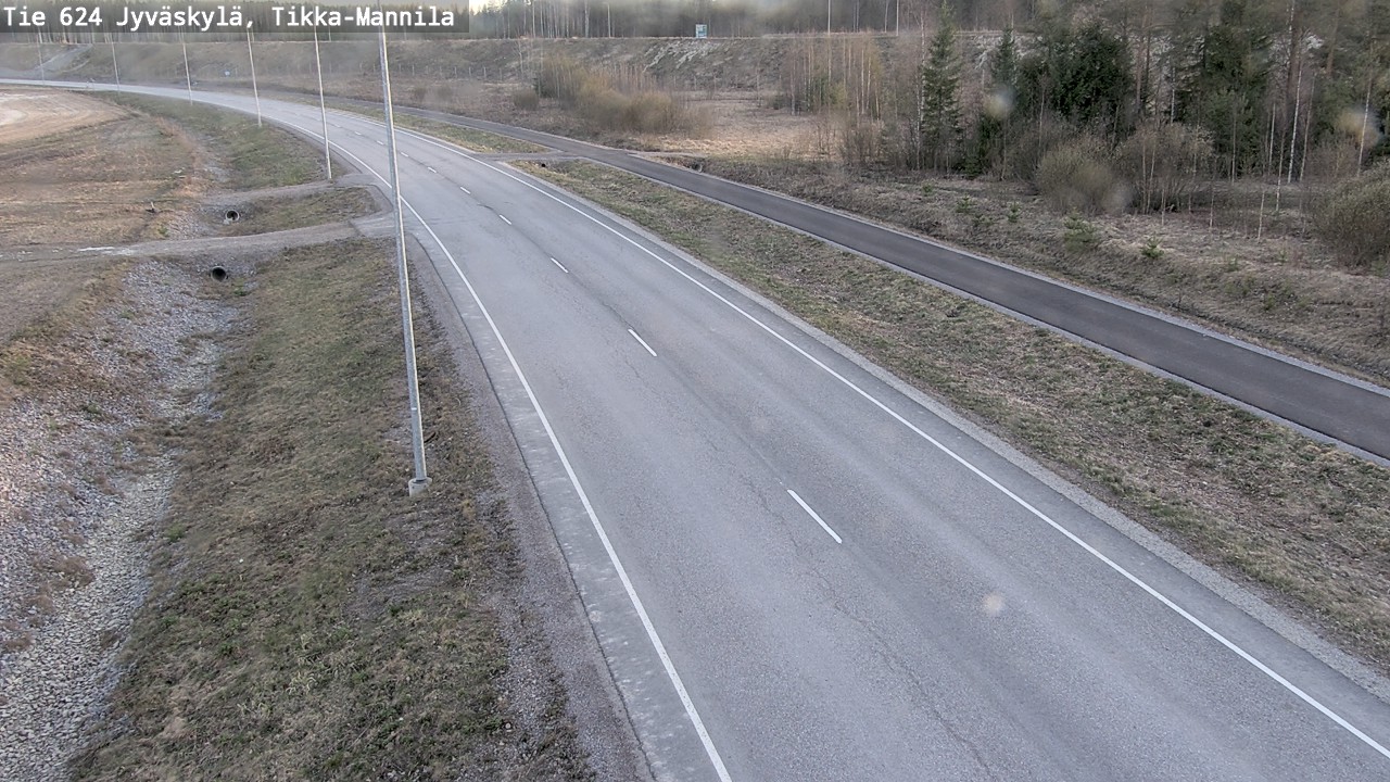 Weather Camera Image Road 624 Jyväskylä, Tikka-Mannila, Jyväskylä, Keski-Suomi