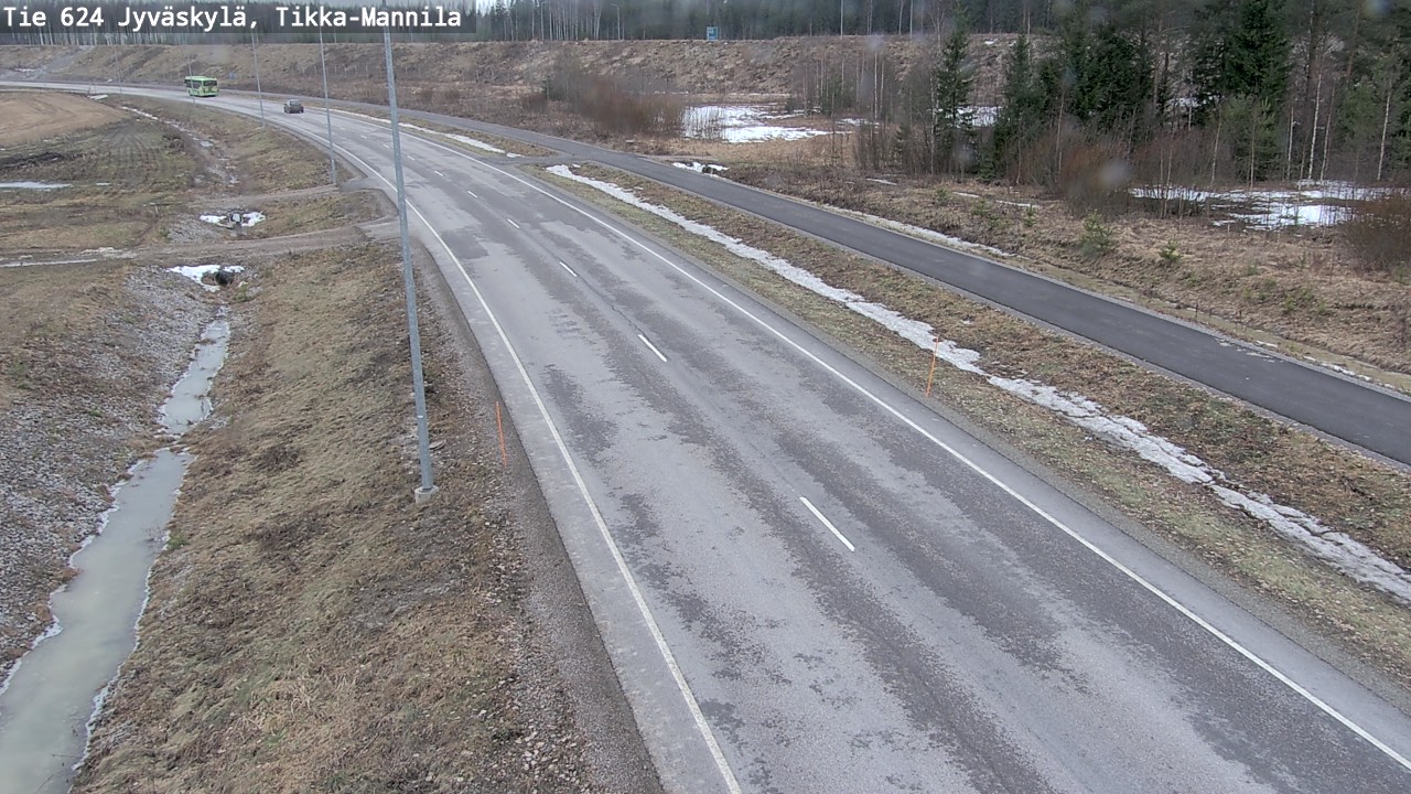 Kelikamerat Kuva Tie 624 Jyväskylä, Tikka-Mannila, Jyväskylä, Keski-Suomi