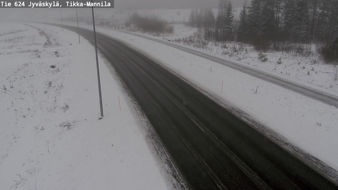 Kelikamerat Kuva Tie 624 Jyväskylä, Tikka-Mannila, Jyväskylä, Keski-Suomi