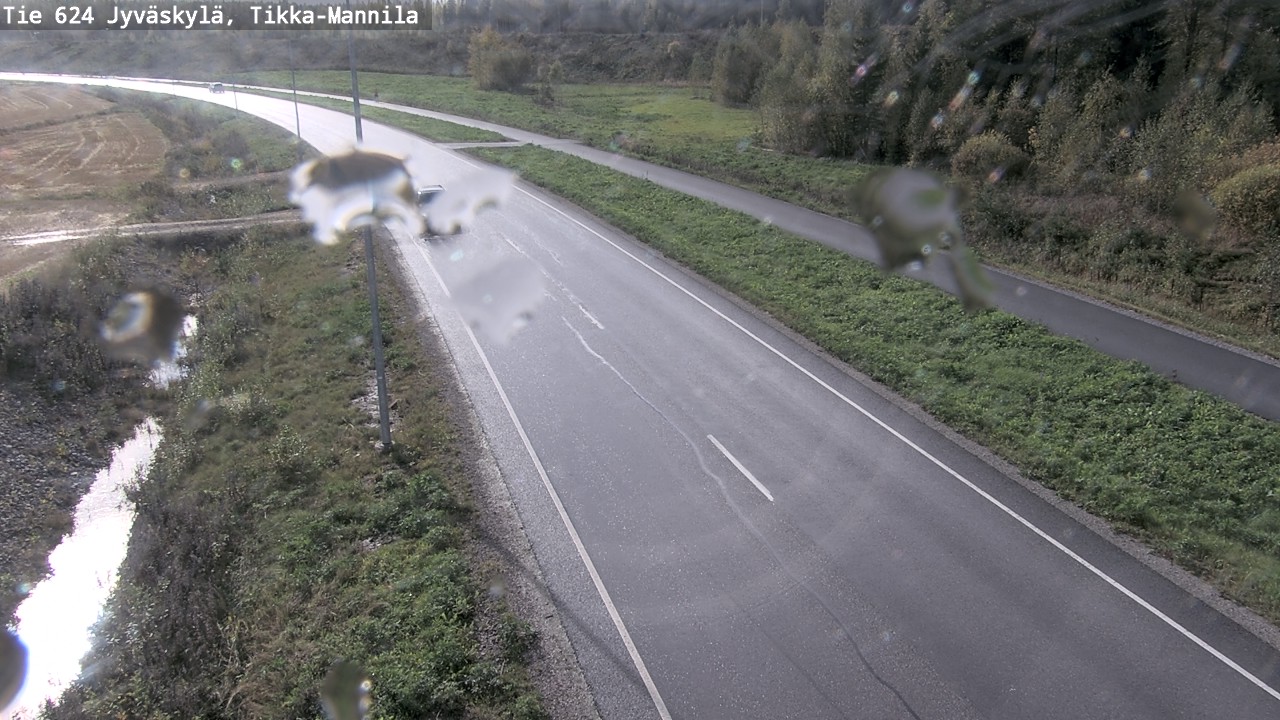 Weather Camera Image Road 624 Jyväskylä, Tikka-Mannila, Jyväskylä, Keski-Suomi