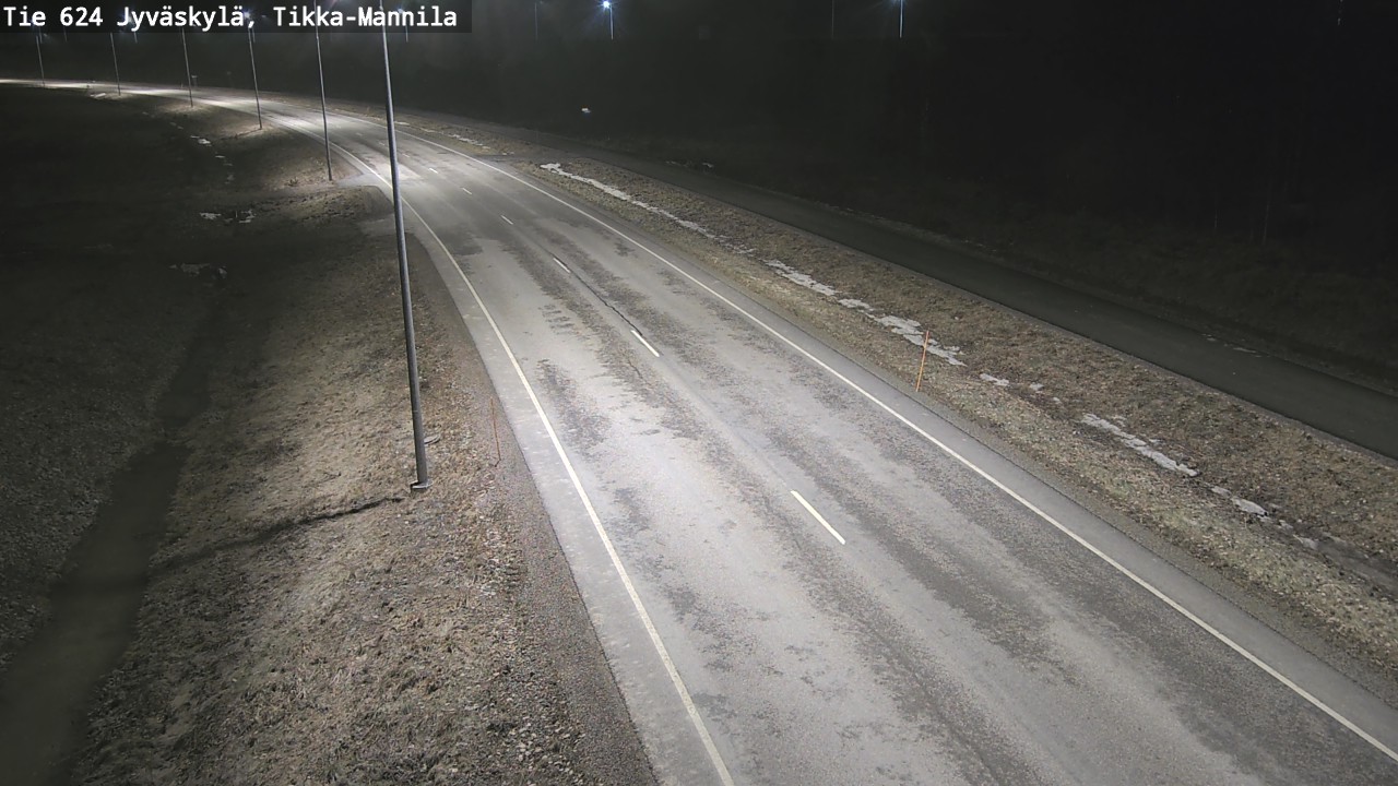 Weather Camera Image Road 624 Jyväskylä, Tikka-Mannila, Jyväskylä, Keski-Suomi