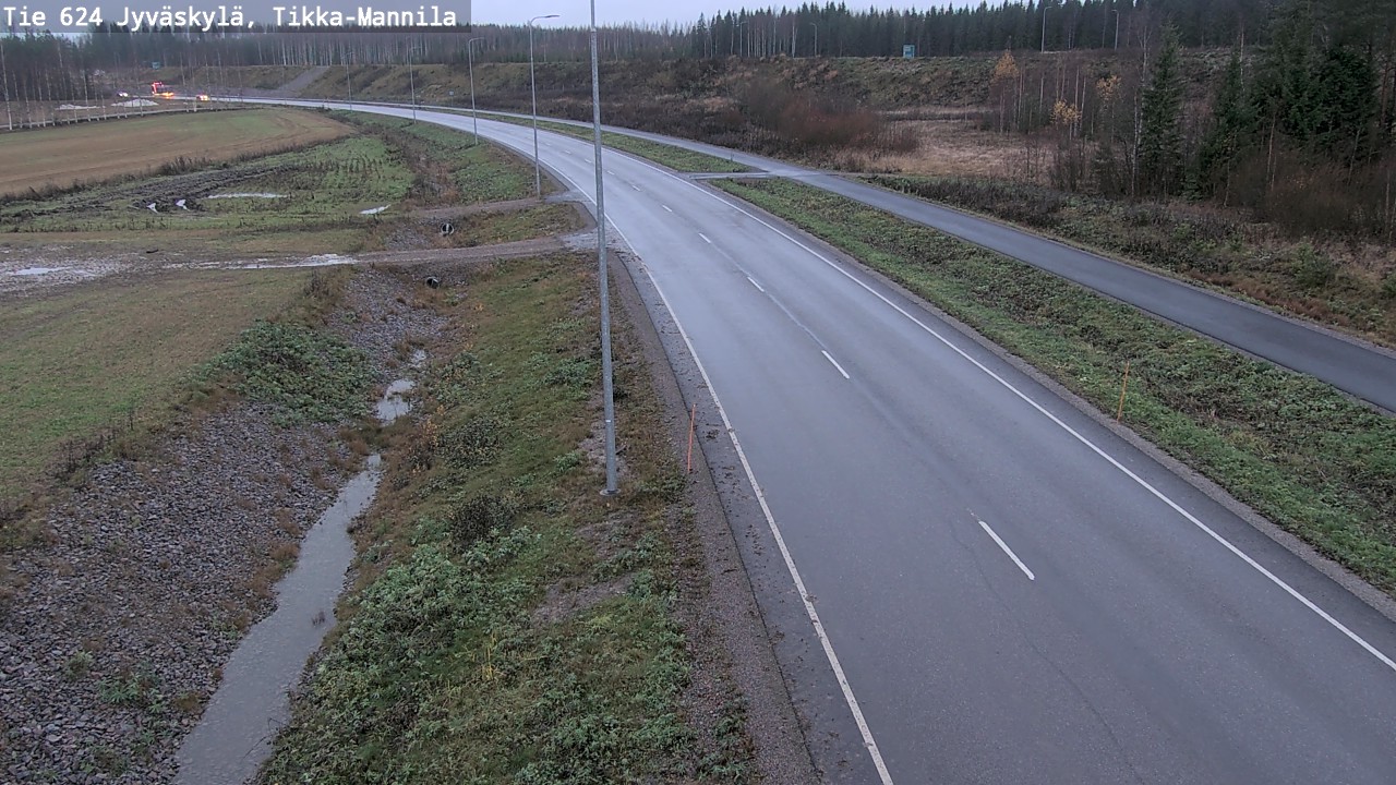 Kelikamerat Kuva Tie 624 Jyväskylä, Tikka-Mannila, Jyväskylä, Keski-Suomi