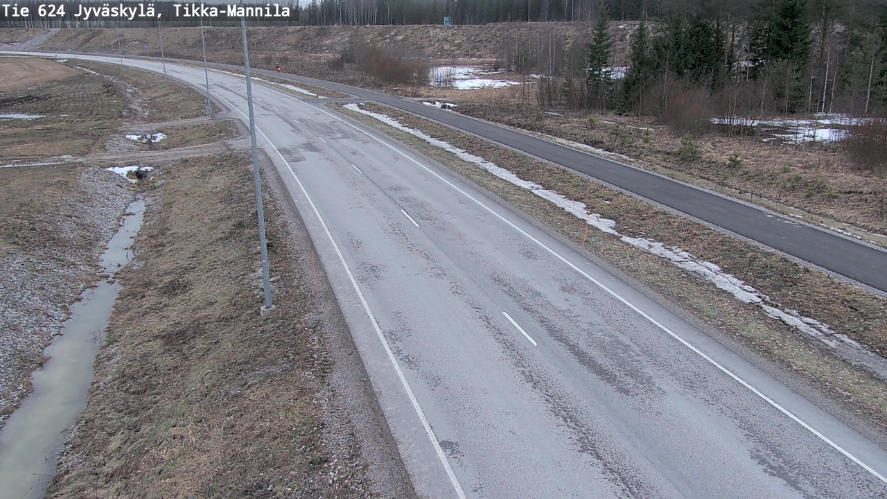 Kelikamerat Kuva Tie 624 Jyväskylä, Tikka-Mannila, Jyväskylä, Keski-Suomi