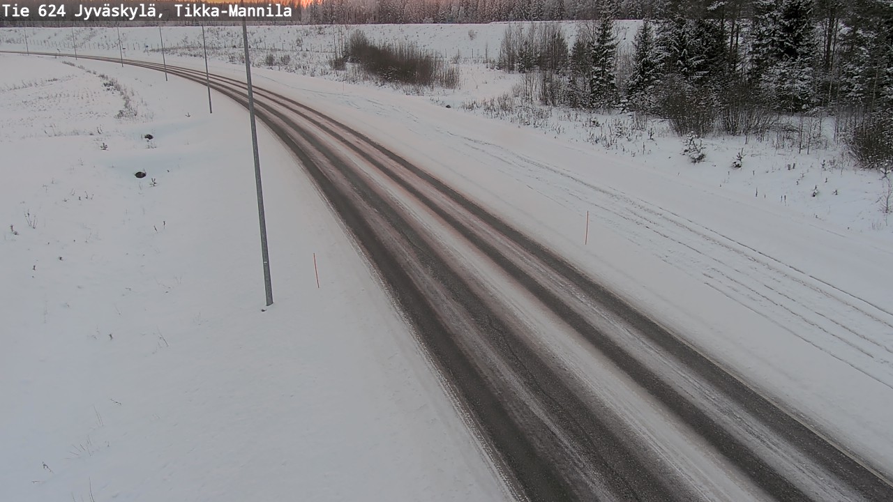 Kelikamerat Kuva Tie 624 Jyväskylä, Tikka-Mannila, Jyväskylä, Keski-Suomi
