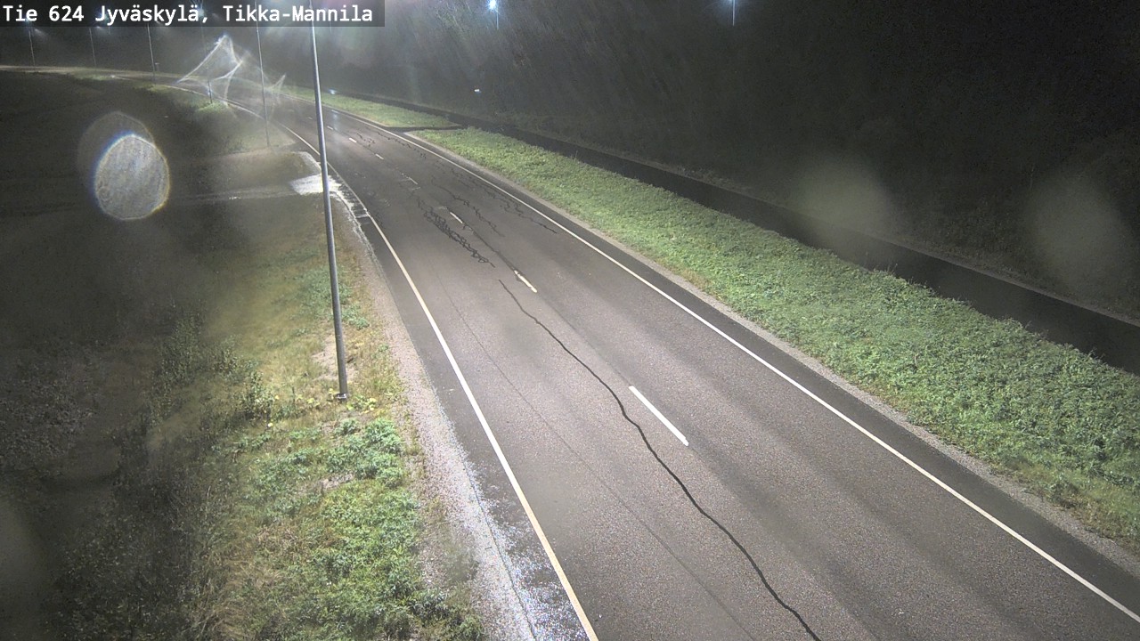Weather Camera Image Road 624 Jyväskylä, Tikka-Mannila, Jyväskylä, Keski-Suomi