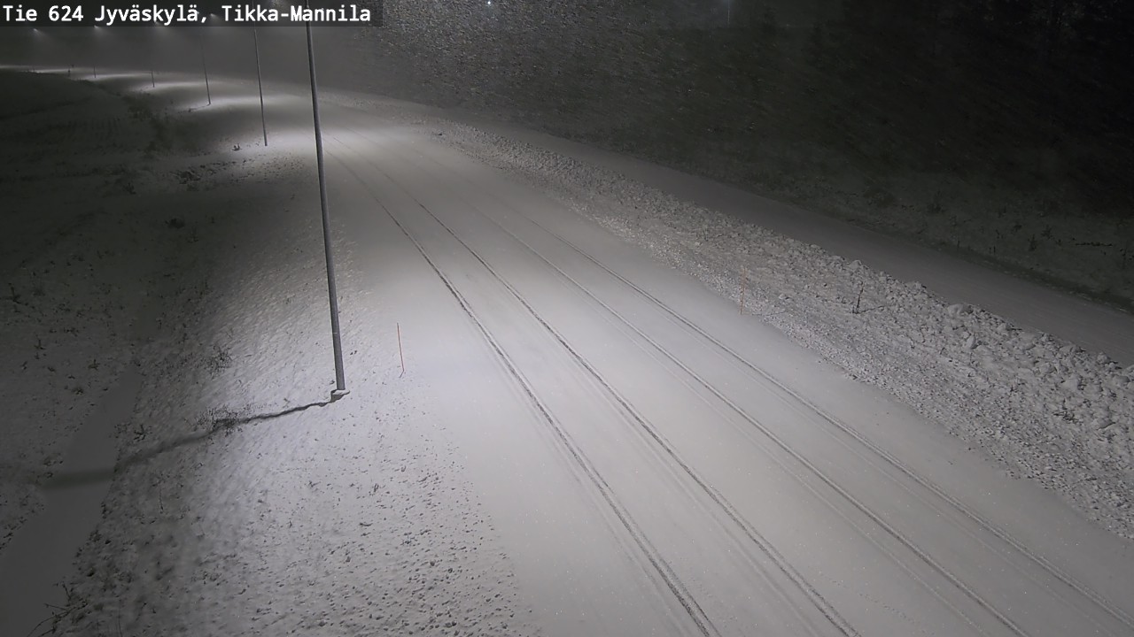 Kelikamerat Kuva Tie 624 Jyväskylä, Tikka-Mannila, Jyväskylä, Keski-Suomi