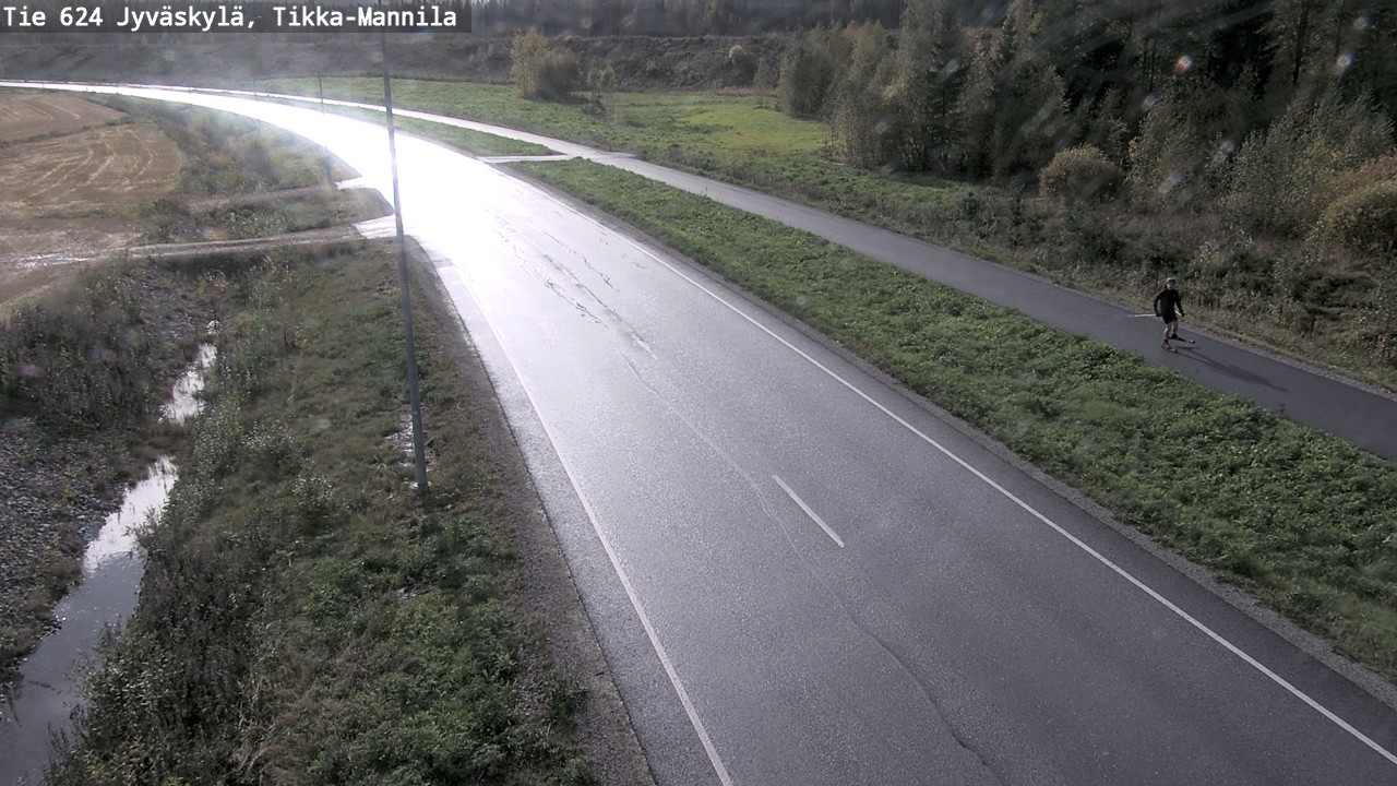 Weather Camera Image Road 624 Jyväskylä, Tikka-Mannila, Jyväskylä, Keski-Suomi
