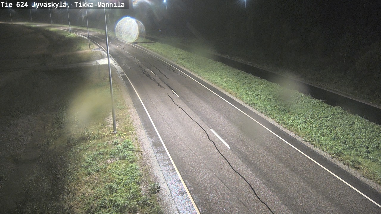 Weather Camera Image Road 624 Jyväskylä, Tikka-Mannila, Jyväskylä, Keski-Suomi