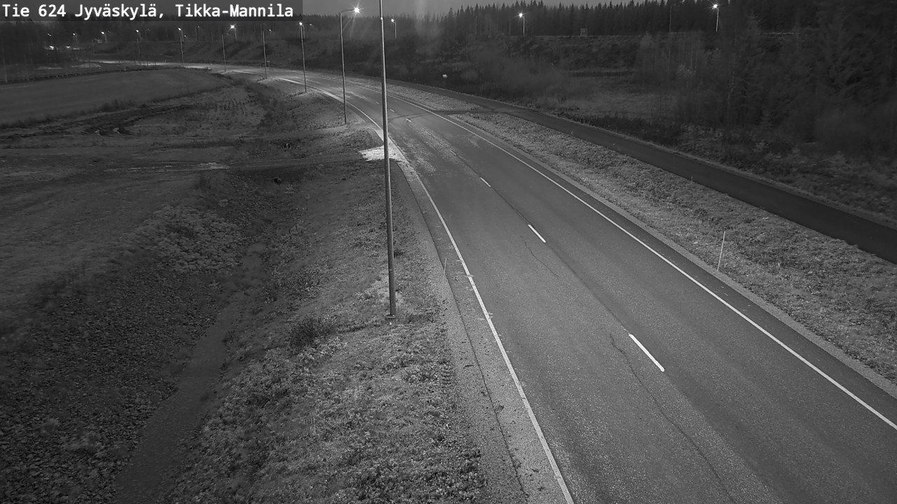 Kelikamerat Kuva Tie 624 Jyväskylä, Tikka-Mannila, Jyväskylä, Keski-Suomi
