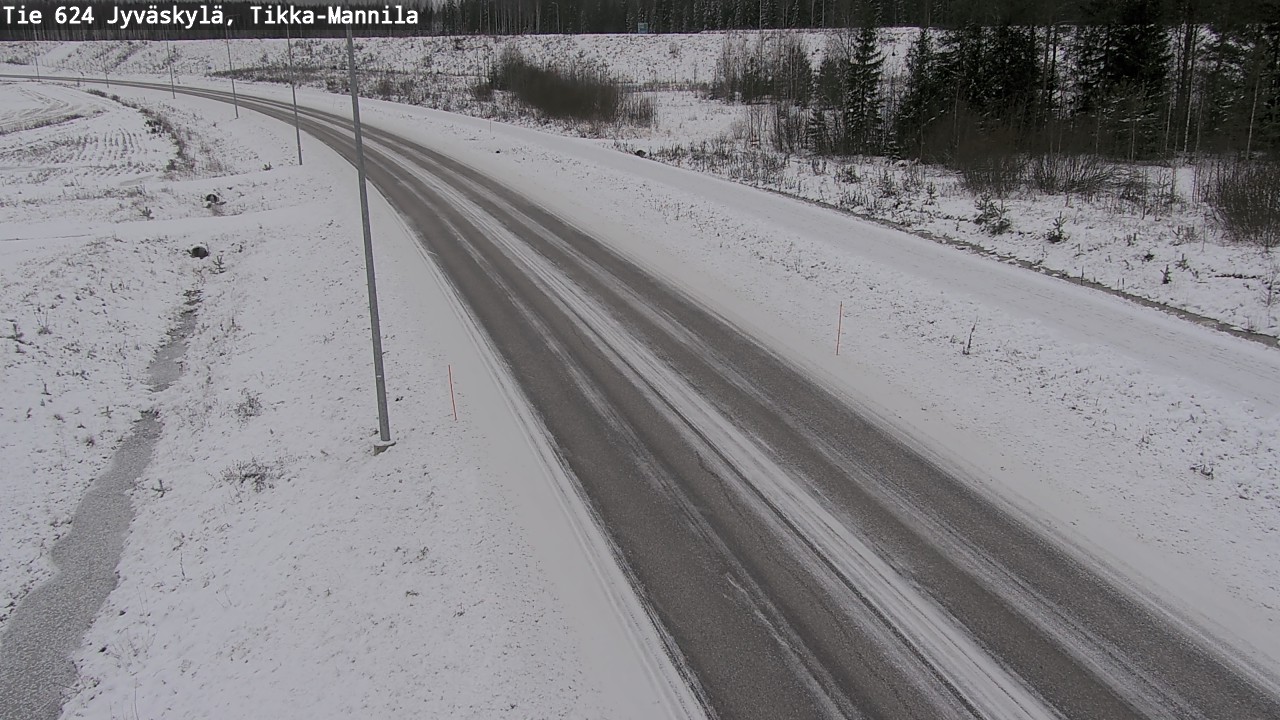 Kelikamerat Kuva Tie 624 Jyväskylä, Tikka-Mannila, Jyväskylä, Keski-Suomi