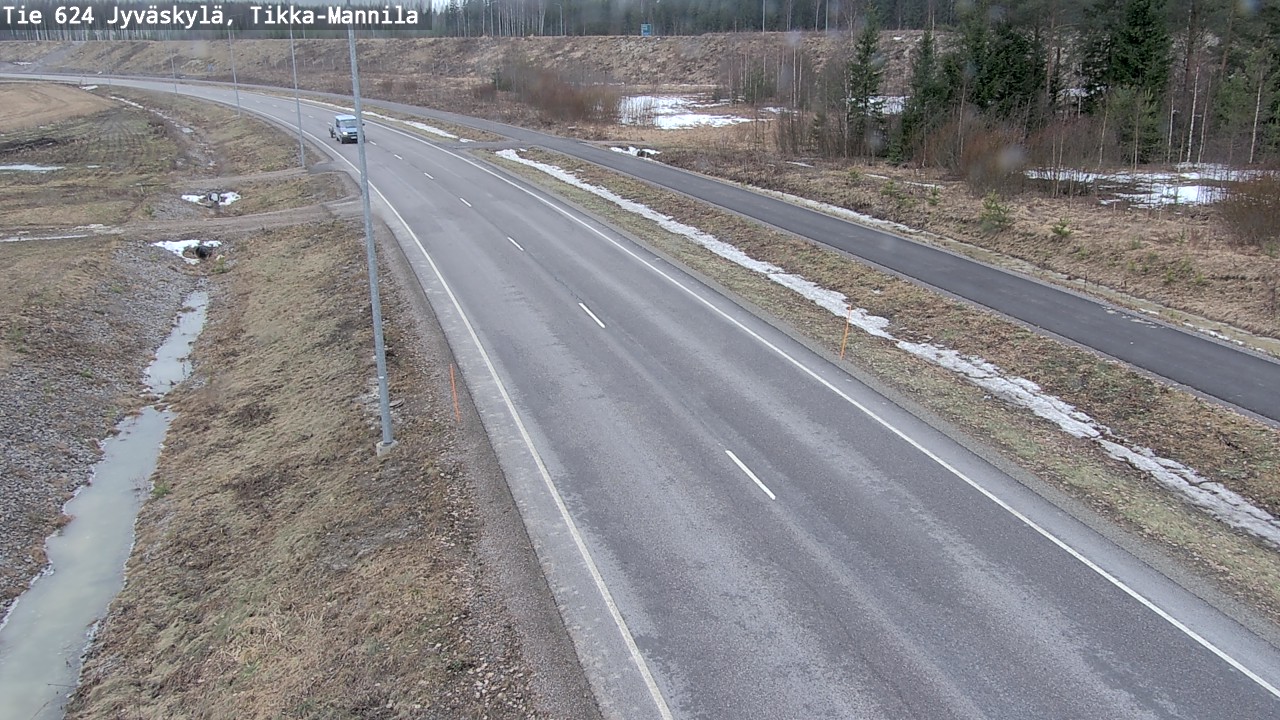 Kelikamerat Kuva Tie 624 Jyväskylä, Tikka-Mannila, Jyväskylä, Keski-Suomi