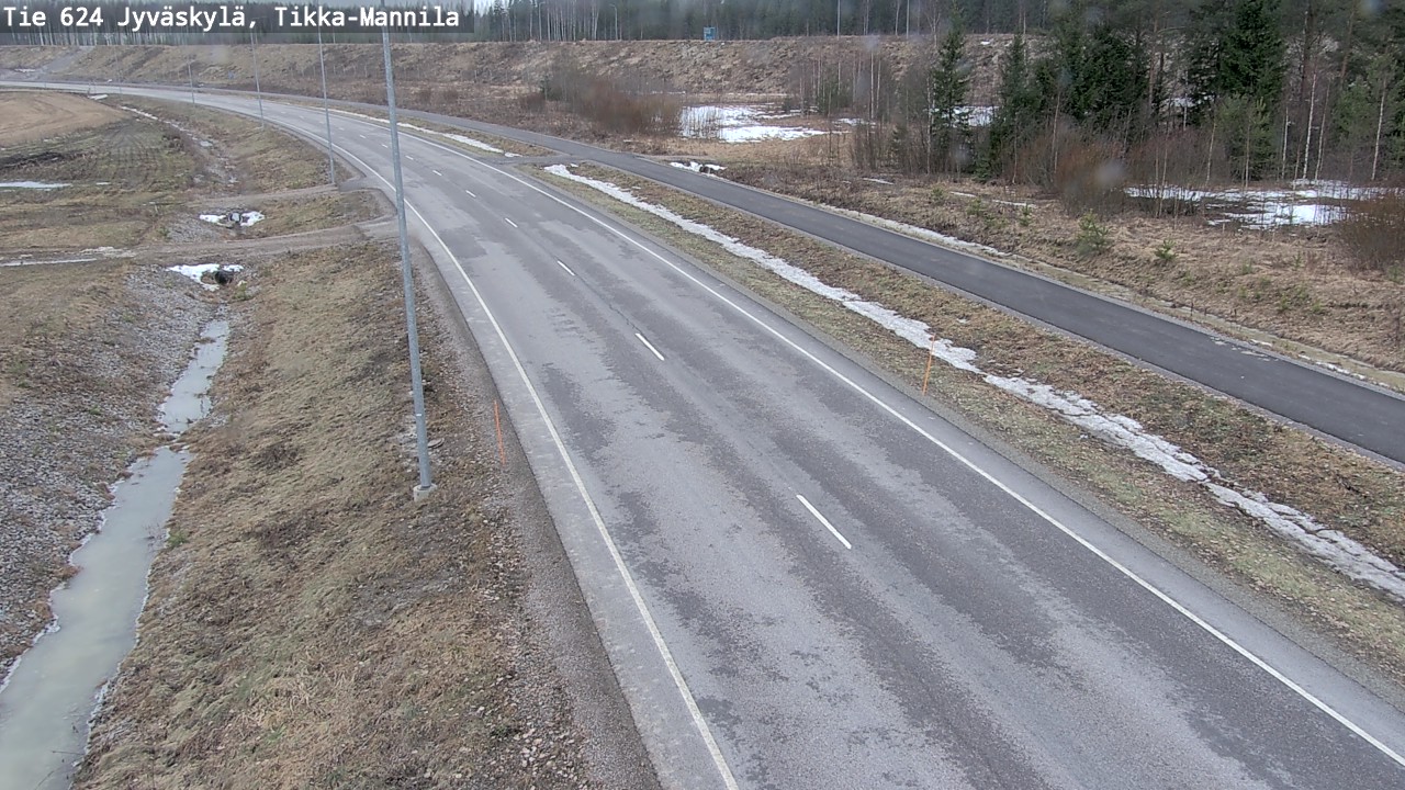 Kelikamerat Kuva Tie 624 Jyväskylä, Tikka-Mannila, Jyväskylä, Keski-Suomi