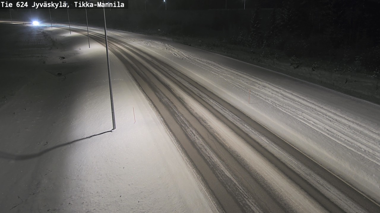 Weather Camera Image Road 624 Jyväskylä, Tikka-Mannila, Jyväskylä, Keski-Suomi