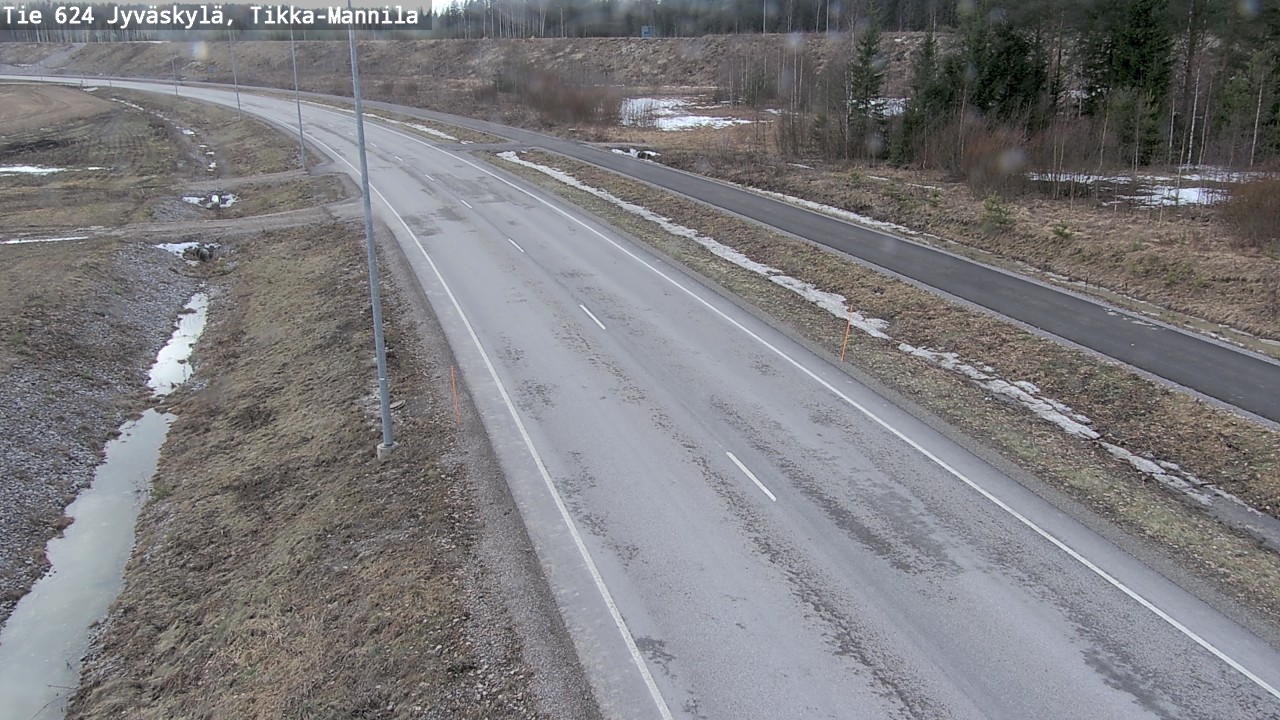 Kelikamerat Kuva Tie 624 Jyväskylä, Tikka-Mannila, Jyväskylä, Keski-Suomi