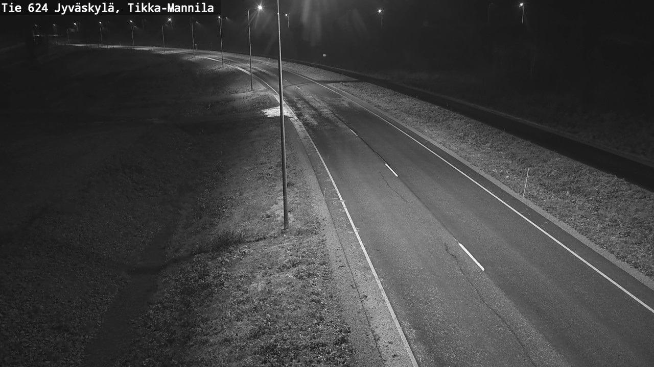 Weather Camera Image Road 624 Jyväskylä, Tikka-Mannila, Jyväskylä, Keski-Suomi