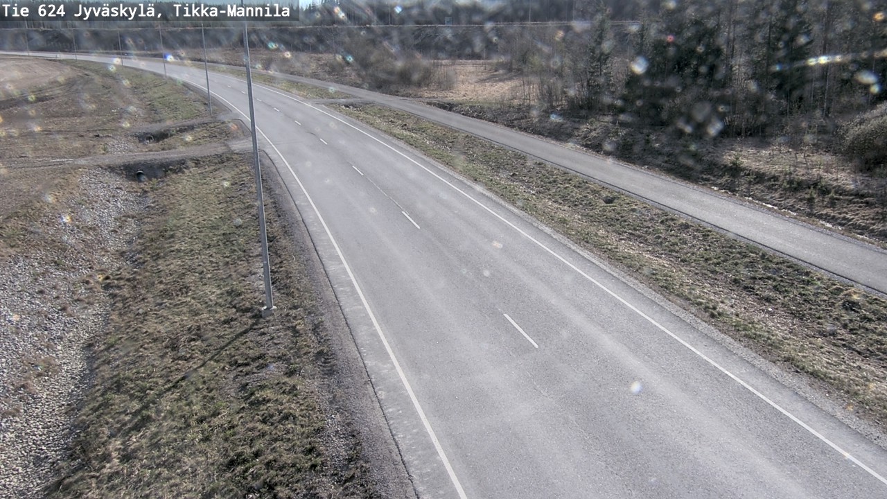 Weather Camera Image Road 624 Jyväskylä, Tikka-Mannila, Jyväskylä, Keski-Suomi