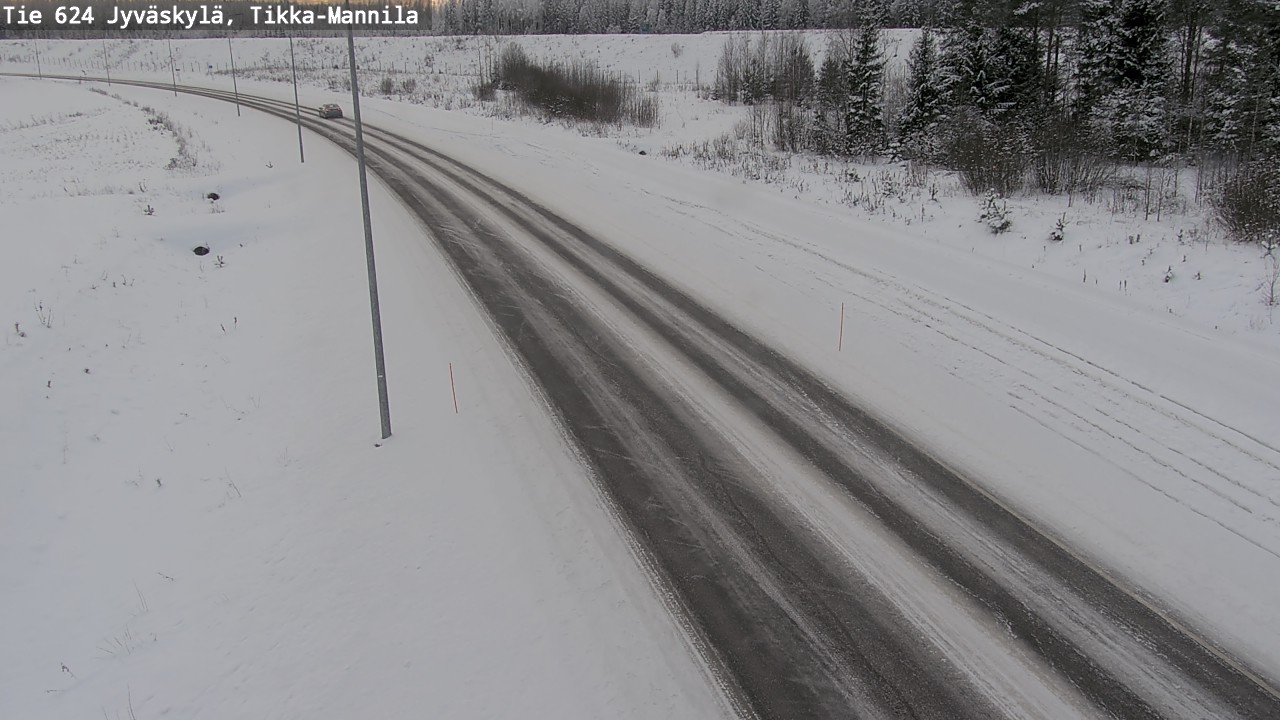 Kelikamerat Kuva Tie 624 Jyväskylä, Tikka-Mannila, Jyväskylä, Keski-Suomi