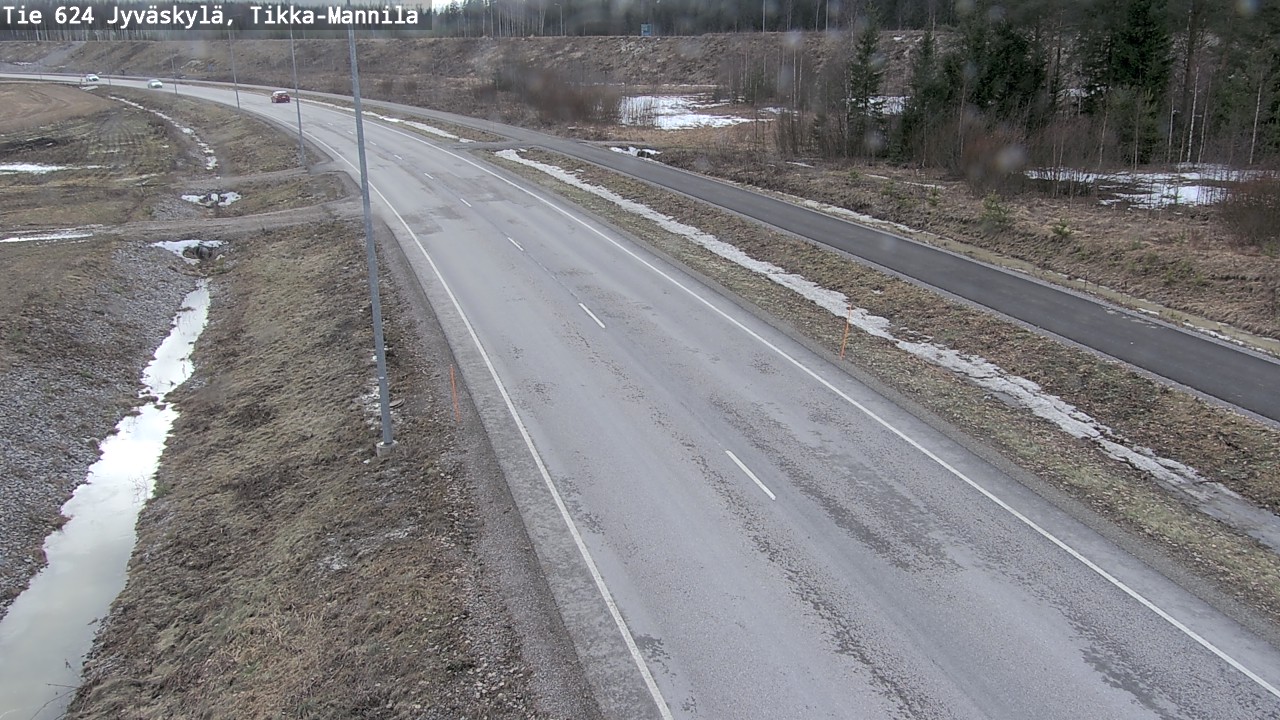 Kelikamerat Kuva Tie 624 Jyväskylä, Tikka-Mannila, Jyväskylä, Keski-Suomi