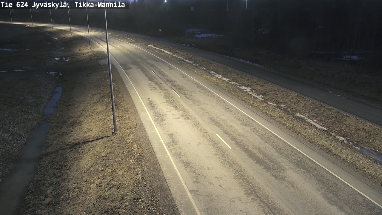 Weather Camera Image Road 624 Jyväskylä, Tikka-Mannila, Jyväskylä, Keski-Suomi