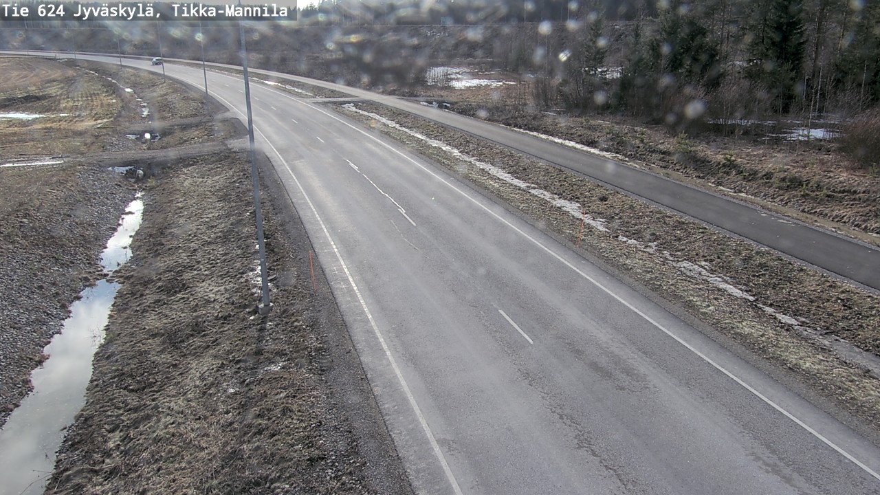 Weather Camera Image Väg 624 Jyväskylä, Tikka-Mannila, Jyväskylä, Keski-Suomi